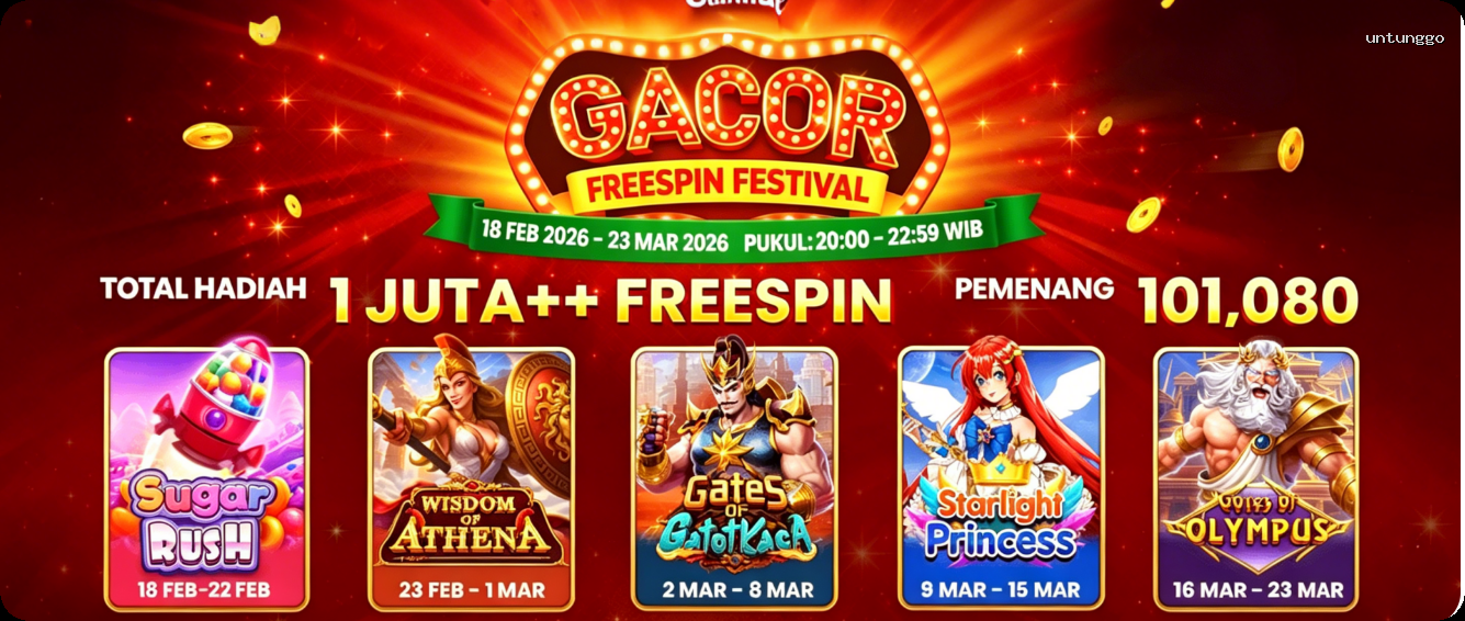Login untunggo Sekarang Bonus Melimpah